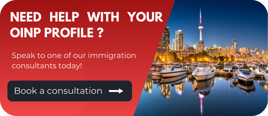 Need help? Speak to an OINP Experts